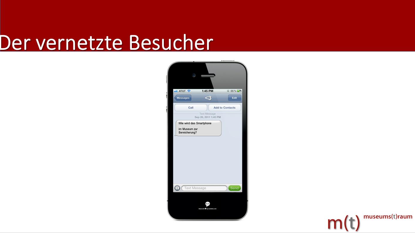 Der vernetzte Besucher – Wie wird das Smartphone im Museum zur Bereicherung?